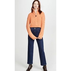 NWT nanushka Eria sweater in coral